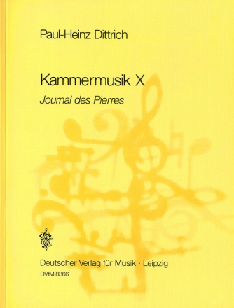 Kammermusik X fr Flte, Bassklarinette und Klavier Spielpartitur