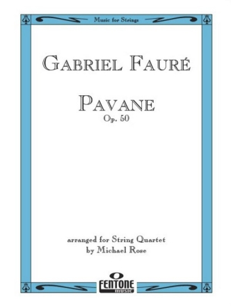 Pavane for string quartet score and parts