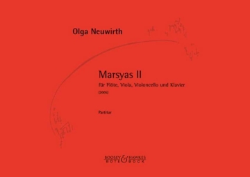 Marsyas II fr Flte, Viola, Violoncello und Klavier Partitur (= Klavier) und Stimmen