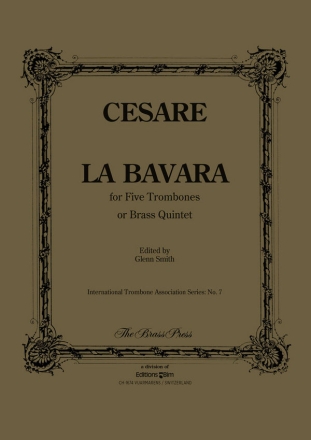 La Bavara for 5 trombones score and parts