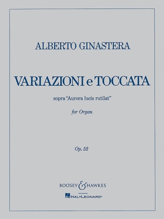 Variazioni e Toccata op. 52 fr Orgel