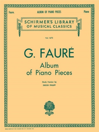 Album of Piano Pieces Philipp, Isidor, Ed 