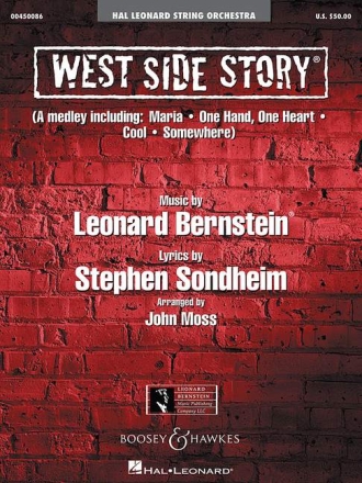 West Side Story (Medley) for string orchestra score and parts