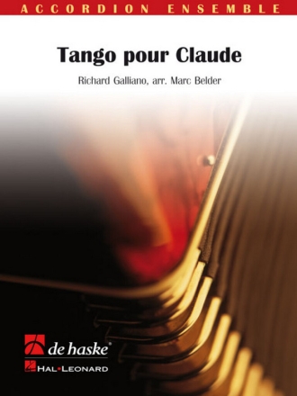 Tango pour Claude pour accordion ensemble score and parts