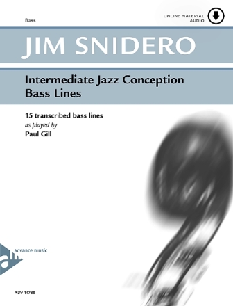 Intermediate Jazz Conception Bass Lines (+Online Audio) fr Kontrabass