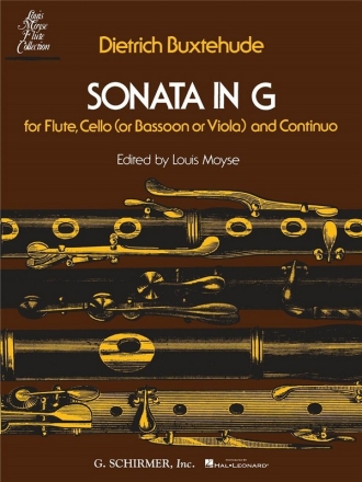 Sonata G major for flute, cello (bassoon, cello) and bc