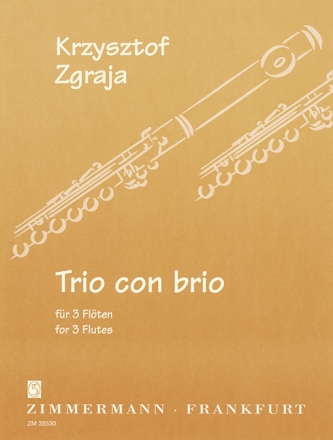 Trio con brio fr 3 Flten Partitur und Stimmen