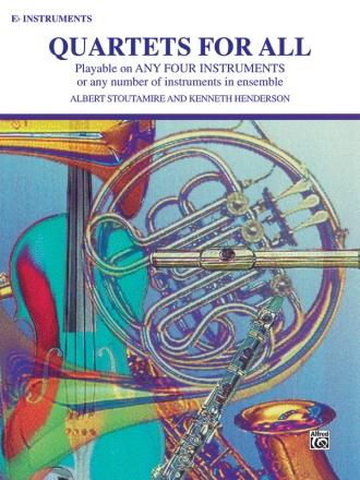 Quartets for all for 4 instruments score for instrument in Eb
