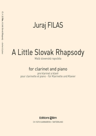 A little Slovak Rhapsody for clarinet and piano