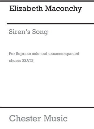 Siren's Song for soprano and mixed chorus a cappella score