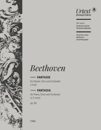 Fantasie c-Moll op.80 fr Klavier, Soli, Chor und Orchester Viola