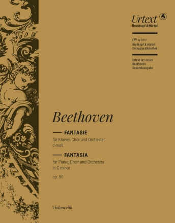 Fantasie c-Moll op.80 fr Klavier, Soli, Chor und Orchester Violoncello