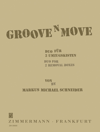 Groove 'n' move fr 2 Umzugskisten Spielpartitur