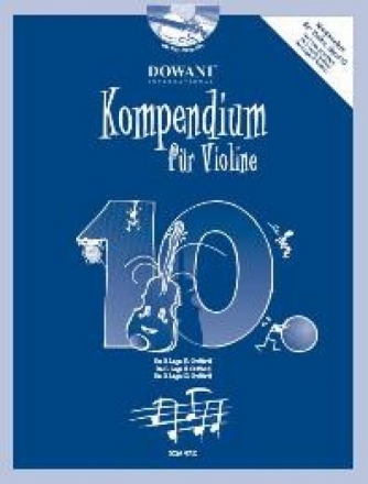 Kompendium fr Violine Band 10 (+CD) fr 2 Violinen (Schler und Lehrer)