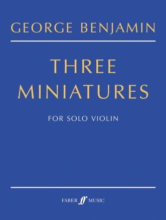 3 Miniatures for solo violin