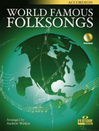 World famous Folksongs (+CD) fr Akkordeon