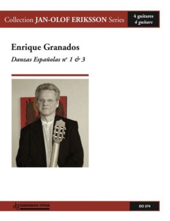 Danzas Espanolas Nr.1 und 2 fr 4 Gitarren Partitur und Stimmen