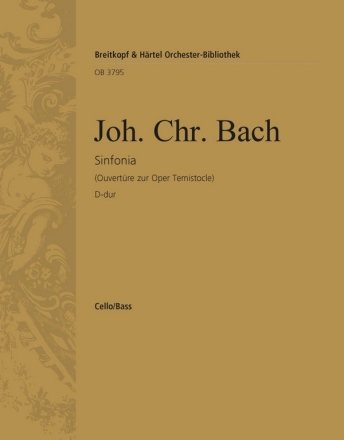 Sinfonie D-Dur Ouvertre zur Oper Temistocle fr Orchester Violoncello / Kontraba