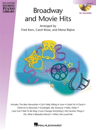 Broadway and Movie Hits Level 2 (+CD): for piano (with text)