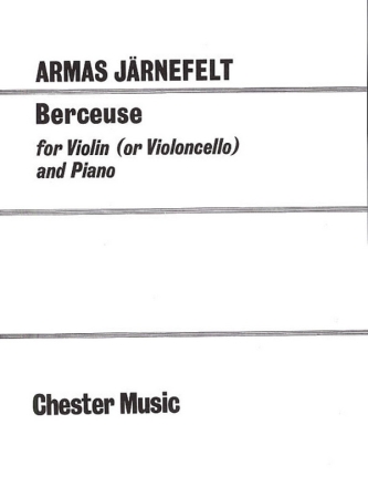 Berceuse for violin (violoncello) and piano