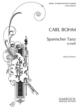 Spanischer Tanz e-moll fr Violine und Klavier