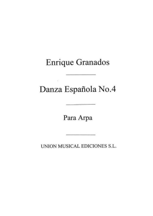 Danzas espagnolas op.37,4 para arpa