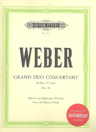 Grand Duo concertant op.48 (+CD) fr Klavier und Klarinette (Violine)