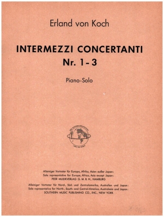 Intermezzi Concertanti Nr.1-3 fr Klavier