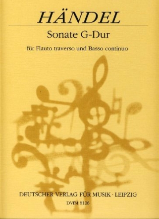 Sonate G-Dur fr Flte und Bc