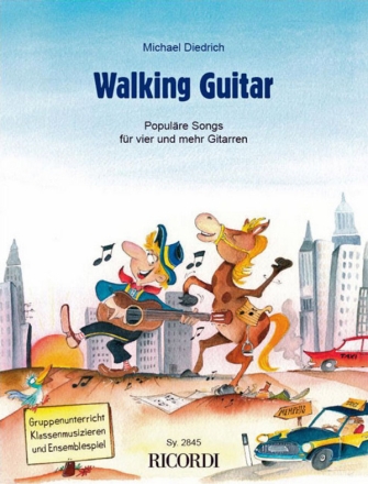 Walking Guitar Populre Songs fr 4 und mehr Gitarren
