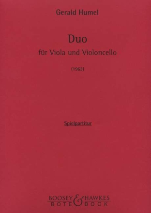 Duo fr Viola und Violoncello Spielaprtitur