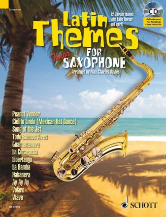 Latin Themes (+CD) fr Tenorsaxophon (Klavierbegleitung als PDF zum Ausdrucken)