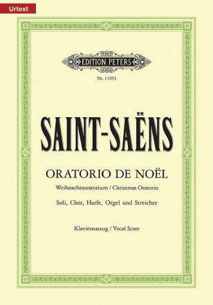 Oratorio de Noel op.12 für Soli, gem Chor und Orchester Klavierauszug (frz)