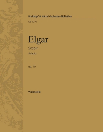 Sospiri op.70 fr Orchester Violoncello