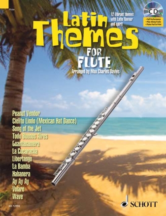 Latin Themes (+CD) fr Flte (Klavierbegleitung als PDF zum Ausdrucken)