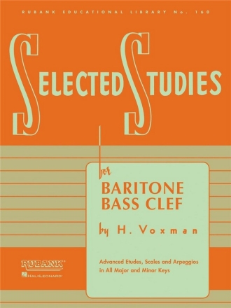Selected Studies for baritone bass clef