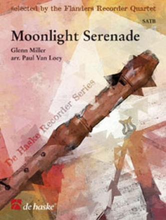 Moonlight Serenade fr 4 Blockflten (SATB) Partitur und Stimmen