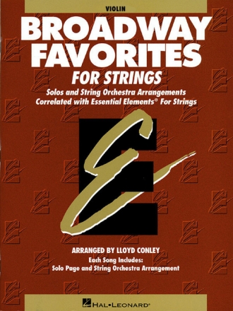 Broadway Favorites: for strings violin