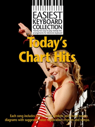 Today's Chart Hits: for keyboard Easiest Keyboard Collection