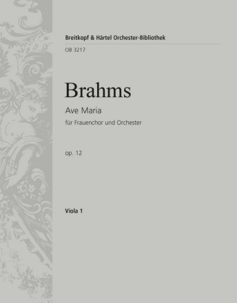 Ave Maria op.12 fr Frauenchor und Orchester (Orgel) Viola