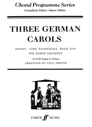 3 german Carols for mixed chorus and organ score