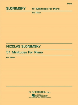 51 Minitudes for piano