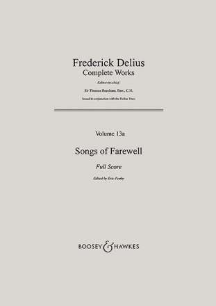 Songs of Farewell for orchestra score