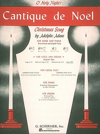 Cantique de Noel for low voice and organ (en) (in B flat)