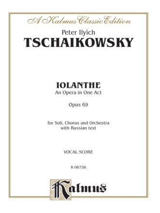 Iolanthe op.69 vocal score (kyr)