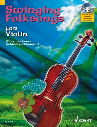Swinging Folksongs for Violin (+CD) fr Violine Spielbuch