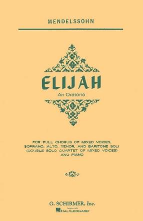 Elijah op.70 for soloists, mixed chorus and orchestra vocal score (en)