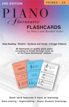 Piano Adventures Elementary Flashcards