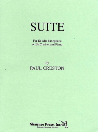 Suite op.6 for alto saxophone (clarinet) and piano