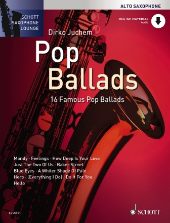 Pop Ballads vol.1 (+Online Audio) fr Altsaxophon (mit Texten und Akkorden)